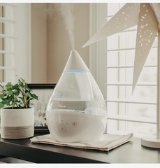 1 Gal. Top Fill Drop Cool Mist Humidifier with Sound Machine for Medium to Large