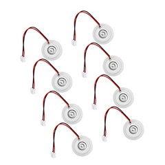 8Pcs White Ceramic Fogger Discs Reusable Ultrasonic Humidifier Atomizing Parts