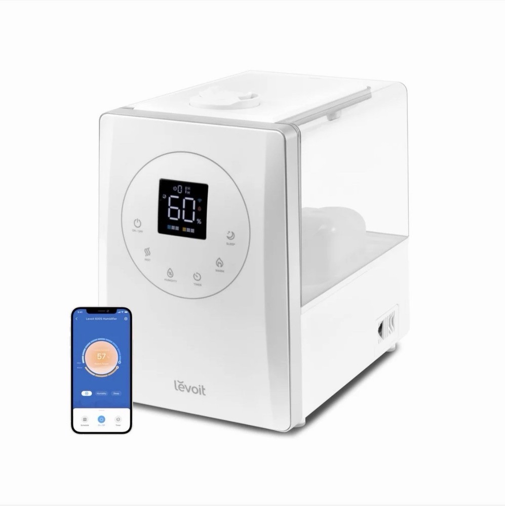 Levoit LV600S Smart Hybrid Ultrasonic Humidifier Warm Cool Mist 6L LUH-A603S-WUS