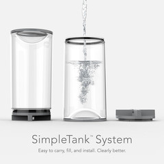EV100 Evaporative Whole Room Humidifier with Simpletank, 1 Gallon Capacity, Whit