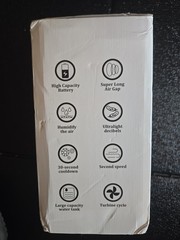 L8 Cool Mist Cold Air Humidifier 500mL, Touch Switch LED, Quiet, Ivory