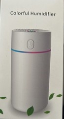 C02 Compact Cool Mist Humidifier 350mL USB 5V Color Changing LED Light