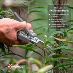 KAMIKAZE Heavy-Duty Professional Pruning Shears for Gardening, Ergonomic Comfort