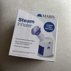 MABIS Steam Inhaler Warm Steam Vaporizer Facial Sauna Sinus Relief Humidifier
