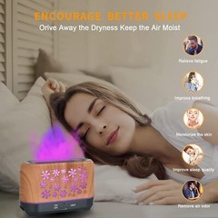 Electric Humidifier LED Remote Colorful Diffuser Aromatherapy SnowFlake Gift