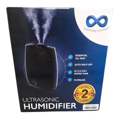 Everlasting Comfort 6L Humidifiers Ultrasonic Quiet 50HR Runtime No-Filter