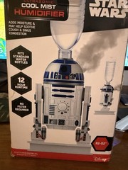 Star Wars 9706D R2D2 550ML Ultrasonic Cool Mist Personal Humidifier, 9.75 Inches