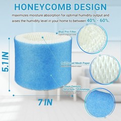 4 Pack Upgraded Humidifier Filters for Honeywell Humidifier | , AW, , , HCM-3…