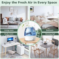 Ultrasonic Humidifier Demineralization Cartridges – Filters Mineral Deposits,…