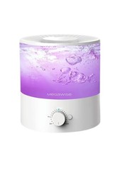 Megawise 2L Cool Mist Humidifier Top Fill Quiet 7 Color Night Light Home