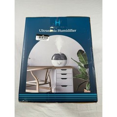 Homedics Breathe Better Ultrasonic Humidifier Home White NEW 0.63 Gal Tank