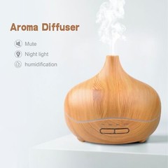 300ML Ultrasonic Essential Oil Aroma Diffuser Humidifier Air Purifier US SHIP