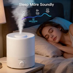 MegaWise Ultrasonic Cool Mist Humidifier SK7620 – 1.5L Capacity, Whisper-Quiet O