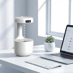 Humidifiers for Bedroom, 800Ml Cool Mist Air Humidifier, Anti-Gravity Digital Hu
