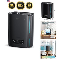 6L Humidifiers for Bedroom Large Room & Essential Oil Diffuser, Ultrasonic To…