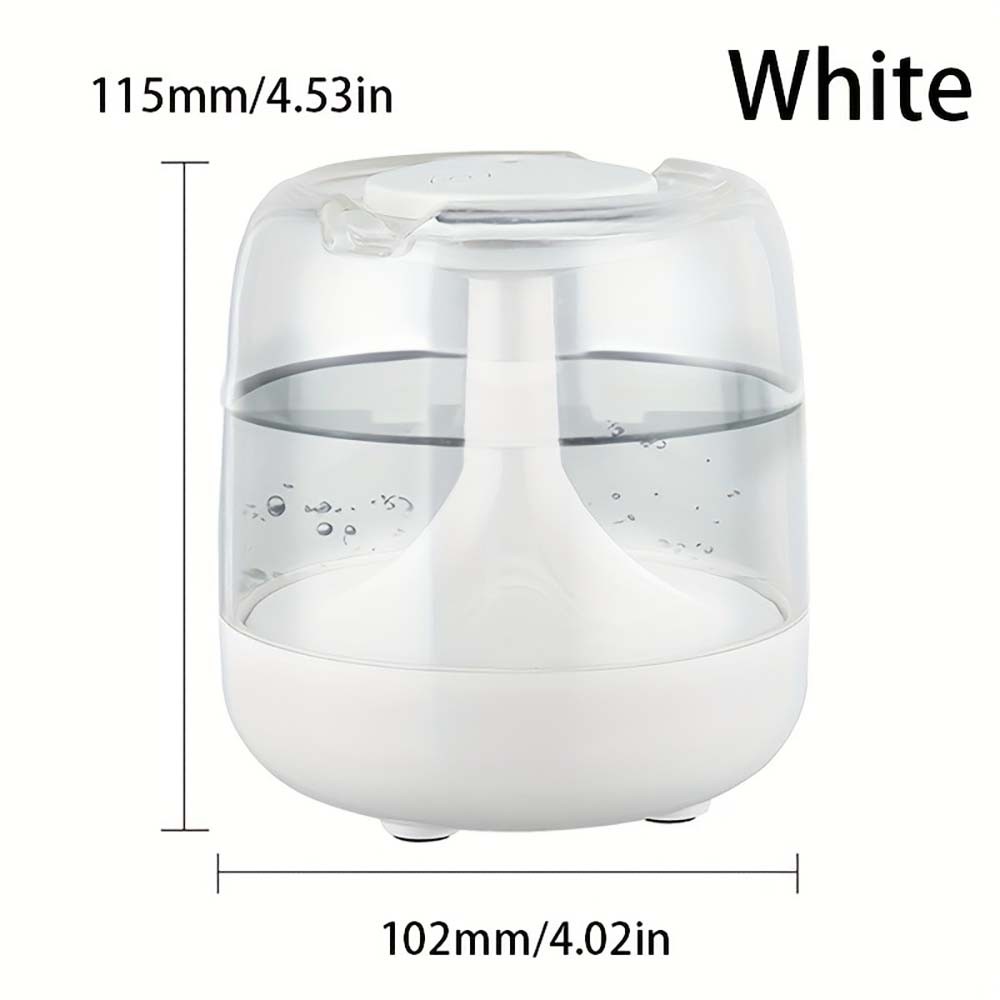 Quiet Night Light Dual-Mist Humidifier 650ml Capacity for Bedroom & Office USA