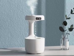 800ML Air Humidifier Home Anti-Gravity Water Droplets Ultrasonic Cool Mist USB