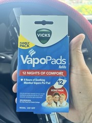 Vicks VSP19-FP VapoPads Family Pack Scent Pads (12 Pack)