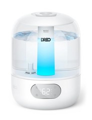 3L Cool Mist Humidifier for Bedroom, 30H Runtime, Quiet 26dB, Easy Clean, Night
