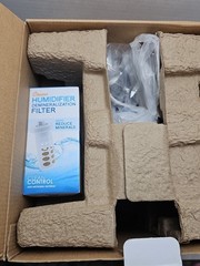 Crane 1 Gallon Drop Ultrasonic Cool Mist Humidifier EE-5301 Open Box