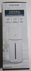 Vissani 10 oz. Portable Cool Mist Humidifier, Top Fill