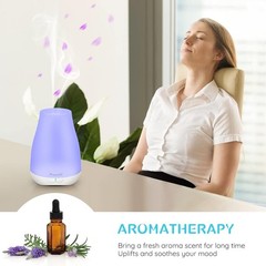 Portable Aromatherapy Diffuser Humidifier Night Light Adjustable Mist Modes New