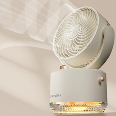 2 in 1 Mini Portable USB Electric Foldable Cooling Fan With Air Humidifier