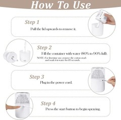 Portable Mist Humidifier with Colorful Light Auto-Off USB Desktop Personal Humid
