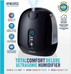 NEW Open Box HoMedics Totalcomfort Ultrasonic Air Humidifier Adjustable