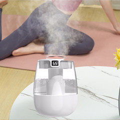 1.3L Ultrasonic Humidifier: Dual-Mist, Top-Fill, LED Light – Ideal for Bedrooms