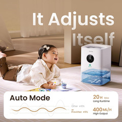Pro Baby Humidifier – Quiet, Mist-Free, Auto Control, BPA-Free, Easy Clean Tank