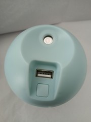 USB mini desktop personal humidifier and nightlight, Blue