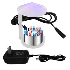 “12 LED Fog Machine Humidifier for Indoor Fountains and Halloween Decor”