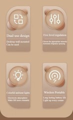 InteLligent Aroma Diffusers For Cars, Living Rooms, Bedrooms, Wardrobes, Etc