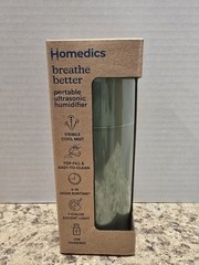 HoMedics Breathe Better Personal Portable Ultrasonic Cool Mist Humidifier