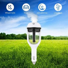 Mini Car Air Humidifier, ABS, White