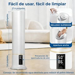 Air Humidifier for Bedroom Quiet Humidifier W/ Remote Control 2.4gal/9L