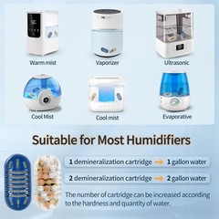 Efficient 20-Pack Demineralization Filter Replacement for Most Humidifiers