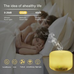 500ML Aroma Air 7 LED Essential Oil Diffuser Ultrasonic Aromatherapy Humidifier