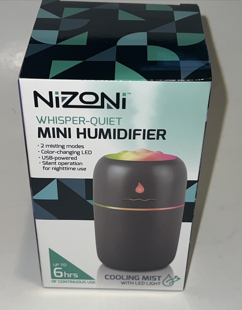 Portable USB LED Mini Car HOME HUMIDIFIER 9.5oz Cooling Mist w/LED *Free Ship.