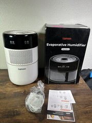 LAMON Invisible Moisture Evaporative Humidifier Mistzero White