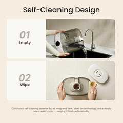 6L Self-Cleaning Humidifier for Large Room, Cleancare Warm & Cool Mist, No-Leak