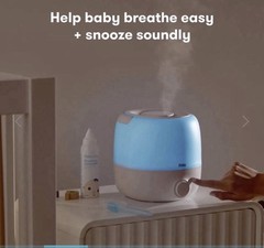 Frida Baby 3 In 1 Humidifier With Diffuser & Nightlight White