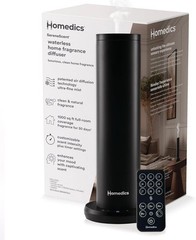 Homedics SereneScent Waterless Home Fragrance Diffuser, Use with Black