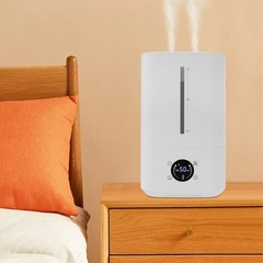 6L Hot & Cold Mist Humidifier Machine Tabletop Humidifier Touch Control 110-220V
