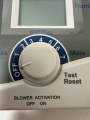 Aprilaire 62 Automatic Digital Humidifier Control w/ Outdoor Sensor 24V Gray