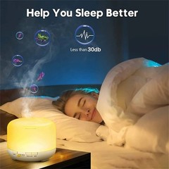 500ML Aroma Air 7 LED Essential Oil Diffuser Ultrasonic Aromatherapy Humidifier