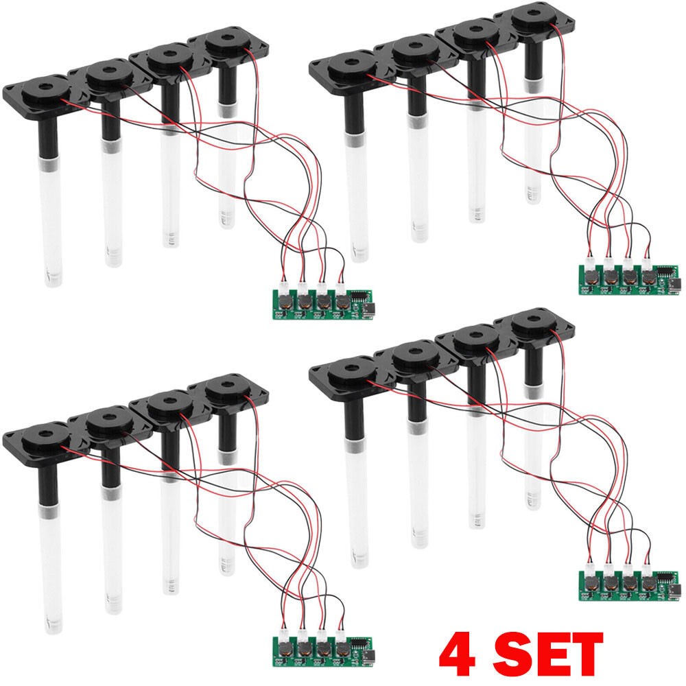 4x Type C Humidifier DIY Kit Ultrasonic Mist Maker Driver Circuit Board 4-Fogger