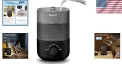 Classic 160 Cool Mist Humidifier – 25-Hour Run Time, Ultra-Quiet & Safe Design