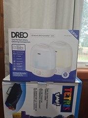 DREO Ultrasonic Cool Mist 0.8 Gal. Humidifier, 2-pack